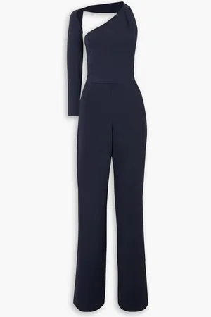 Ralph Lauren One-sleeve stretch-jersey jumpsuit - Blue