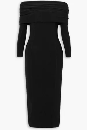 AZ FACTORY Lutz Huelle Fatna off-the-shoulder stretch-jersey midi dress