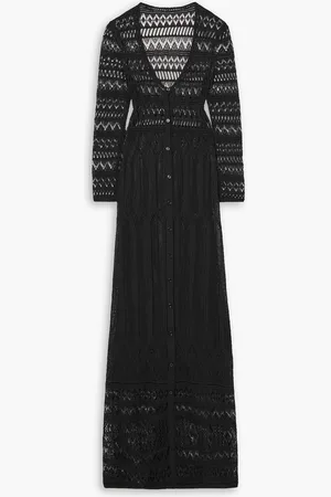 Isabel Marant Atedy pointelle-knit cotton-blend maxi dress