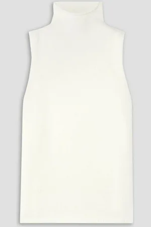 Proenza Schouler Lily knitted turtleneck vest - White