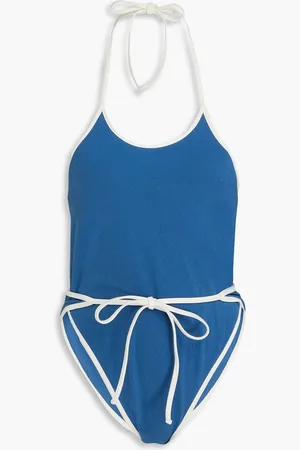 Lisa Marie Fernandez Halterneck wrap swimsuit