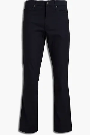 Frame Skinny-fit stretch-cotton twill pants - Blue