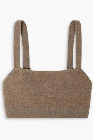 Frame Cropped cashmere top - Neutral