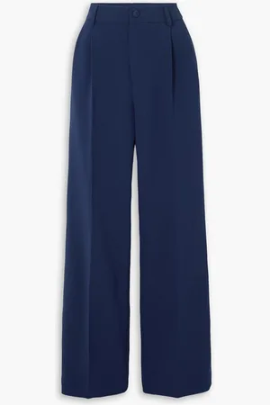 HUISHAN ZHANG Cosima crepe wide-leg pants - Blue