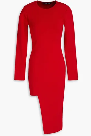 Zeynep Arcay Asymmetric stretch-knit dress