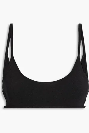 DION LEE Cutout stretch-knit bra top