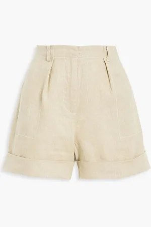 ATM Anthony Thomas Melillo Pleated linen shorts - Neutral