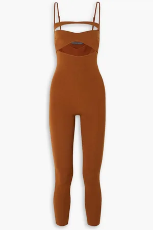 Zeynep Arcay Cutout stretch-knit jumpsuit