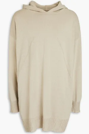 Rick Owens Tommy cotton hoodie - Gray