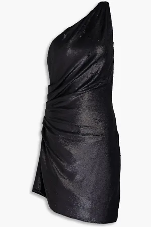GAUGE81 Naya one-shoulder sequined mesh mini dress