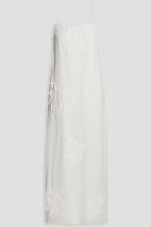 tibi Fil coupé midi dress