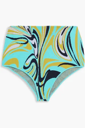 Puccini Jacquard-knit shorts - Blue
