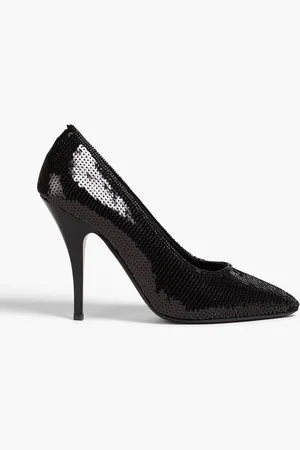 Salvatore Ferragamo Embellished mesh pumps
