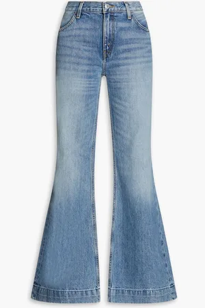 RE/DONE 70s low-rise flared jeans - Blue