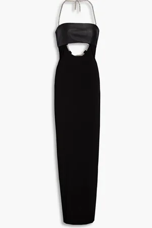 1017 ALYX 9SM Embellished cutout stretch-knit maxi dress