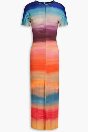 Marni Printed jersey midi dress