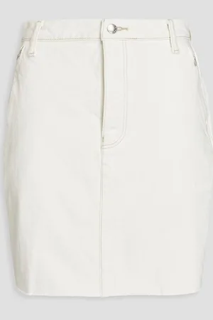 Alexander Wang Denim mini skirt - White