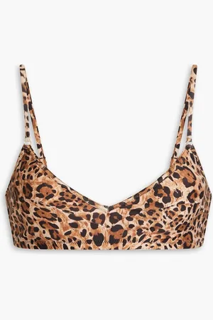 Melissa Odabash Mykonos leopard-print bikini top