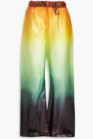STINE GOYA Deanna dégradé TPU straight-leg pantss