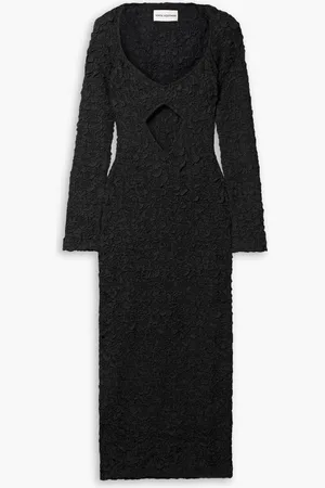 Mara Hoffman Dione cutout TENCEL™ modal popcorn jersey midi dress