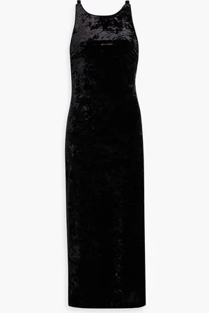 Anna Sui Crushed-velvet maxi dress