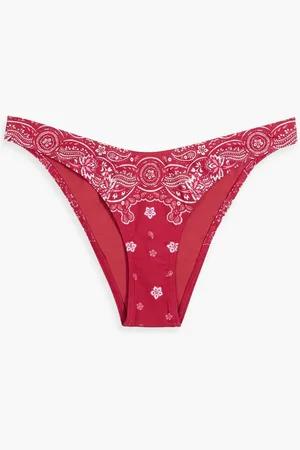 ZIMMERMANN Separates Sculpt paisley-print low-rise bikini briefs