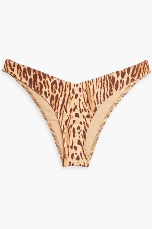 ZIMMERMANN Leopard-print low-rise bikini briefs