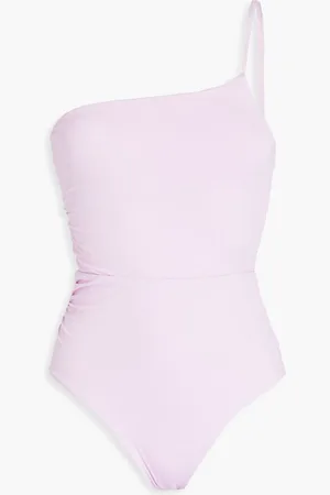Bondi Born Sibella one-shoulder swimsuit - Purple