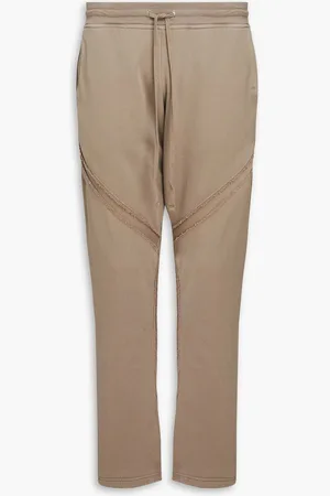 JOHN ELLIOTT Frame French cotton-terry sweatpants - Neutral