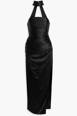 Nicholas Ruched silk midi dress
