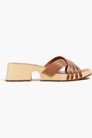 ZIMMERMANN Leather mules - Brown