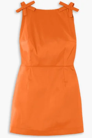 Bernadette Kim open-back bow-detailed taffeta mini dress