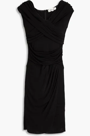 Diane von Furstenberg Sibel draped jersey mini dress