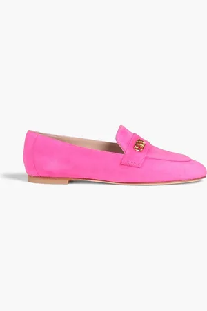 Stuart Weitzman Payson suede loafers - Pink
