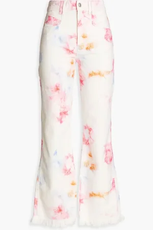 Isabel Marant Elvira tie-dyed high-rise flared jeans