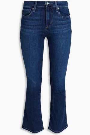 Paige Shelby mid-rise kick-flare jeans - Blue
