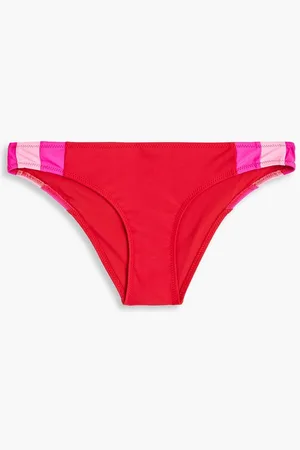 Solid The Elle color-block low-rise bikini briefs - Red