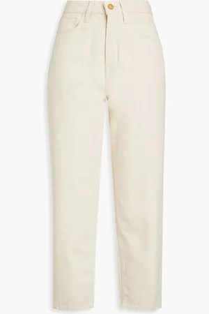 Triarchy St. Tropez high-rise straight-leg jeans - White