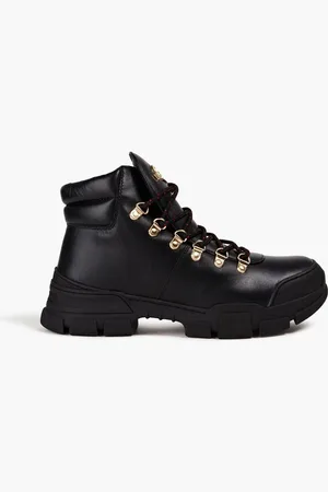 Moschino Leather hiking boots