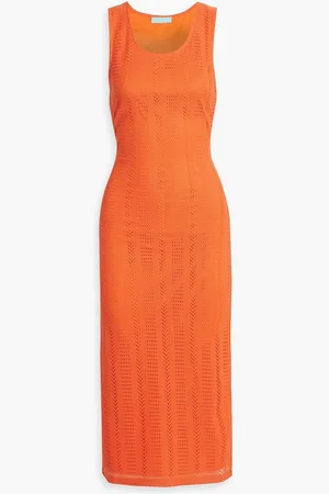 Melissa Odabash Hailey cutout crocheted midi dress