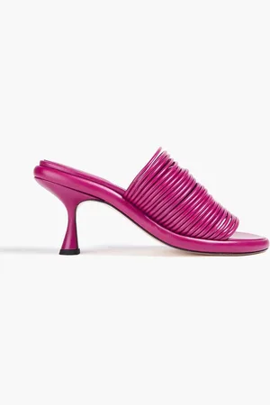 Wandler Leather mules - Purple