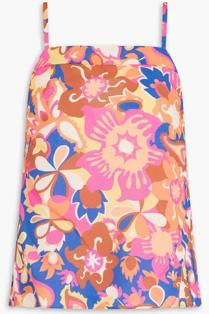 Bash Printed voile top