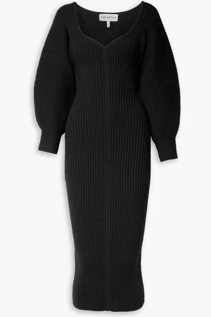 Mara Hoffman Marilyn ribbed cotton midi dress