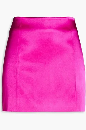 Frame Satin mini skirt - Purple