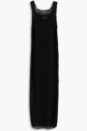 LE KASHA Shali crocheted linen maxi dress