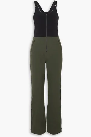 Aztech Top To Bottom two-tone ski salopettes - Green