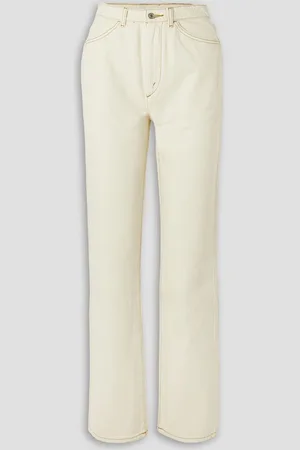 RE/DONE 70s Cigarette high-rise straight-leg jeans - White