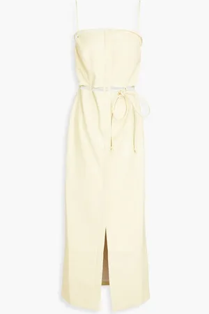 Nanushka Loula cutout OKOBOR™ midi dress - Yellow