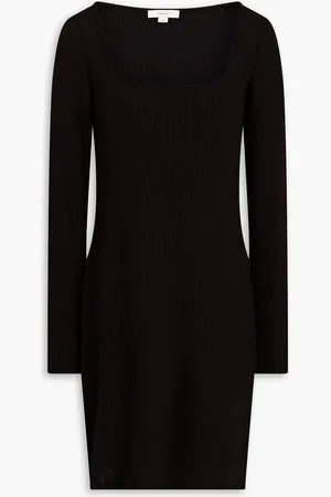 Vince Ribbed-knit mini dress