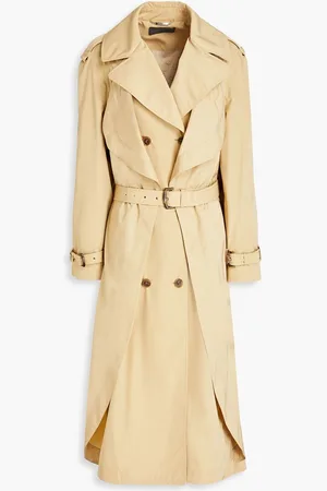 Alberta Ferretti Belted shell trench coat - Neutral